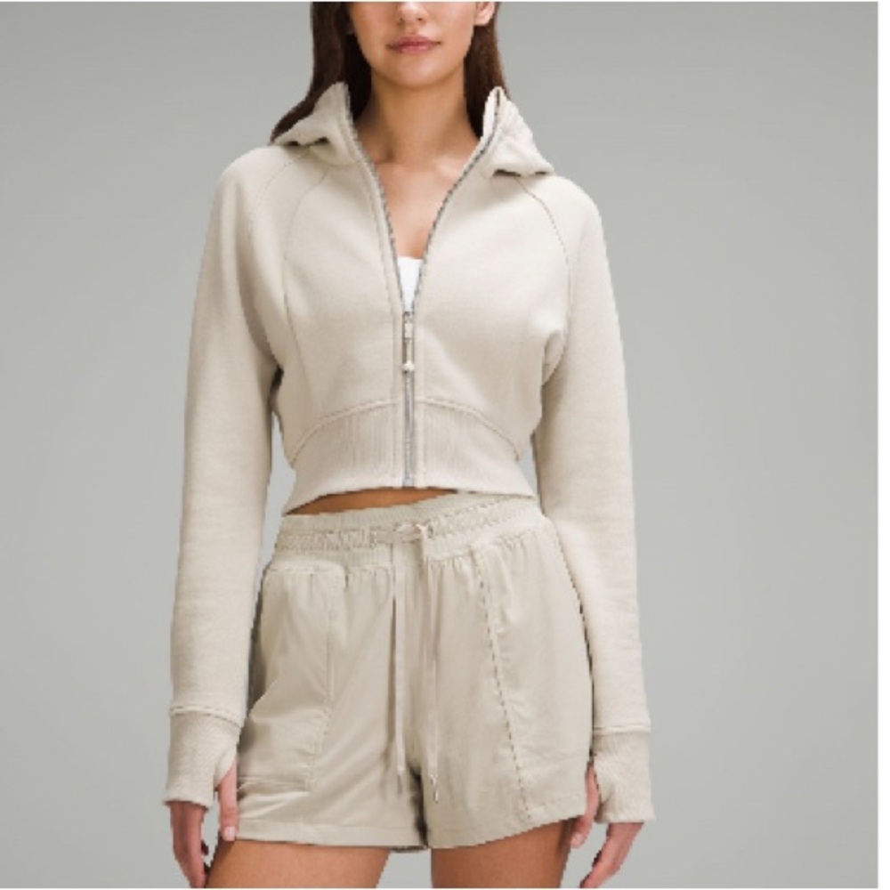 Lululemon Scuba Full-zipped Cropped Hoodie